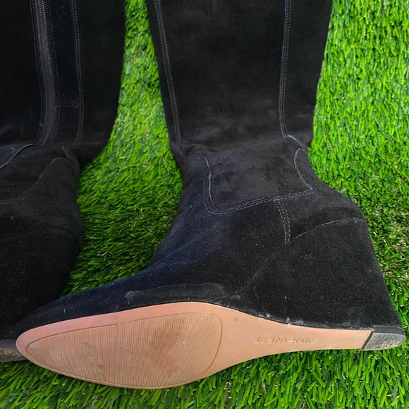 Nine West suede boots. - Picture 6 of 8